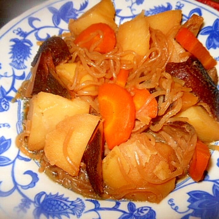 じゃが芋 白滝 椎茸 人参のめんつゆ煮物 レシピ 作り方 By アルプスの乙女 楽天レシピ じゃが芋 白滝 椎茸 人参のめんつゆ煮物 レシピ 作り方 By アルプスの乙女 楽天レシピ